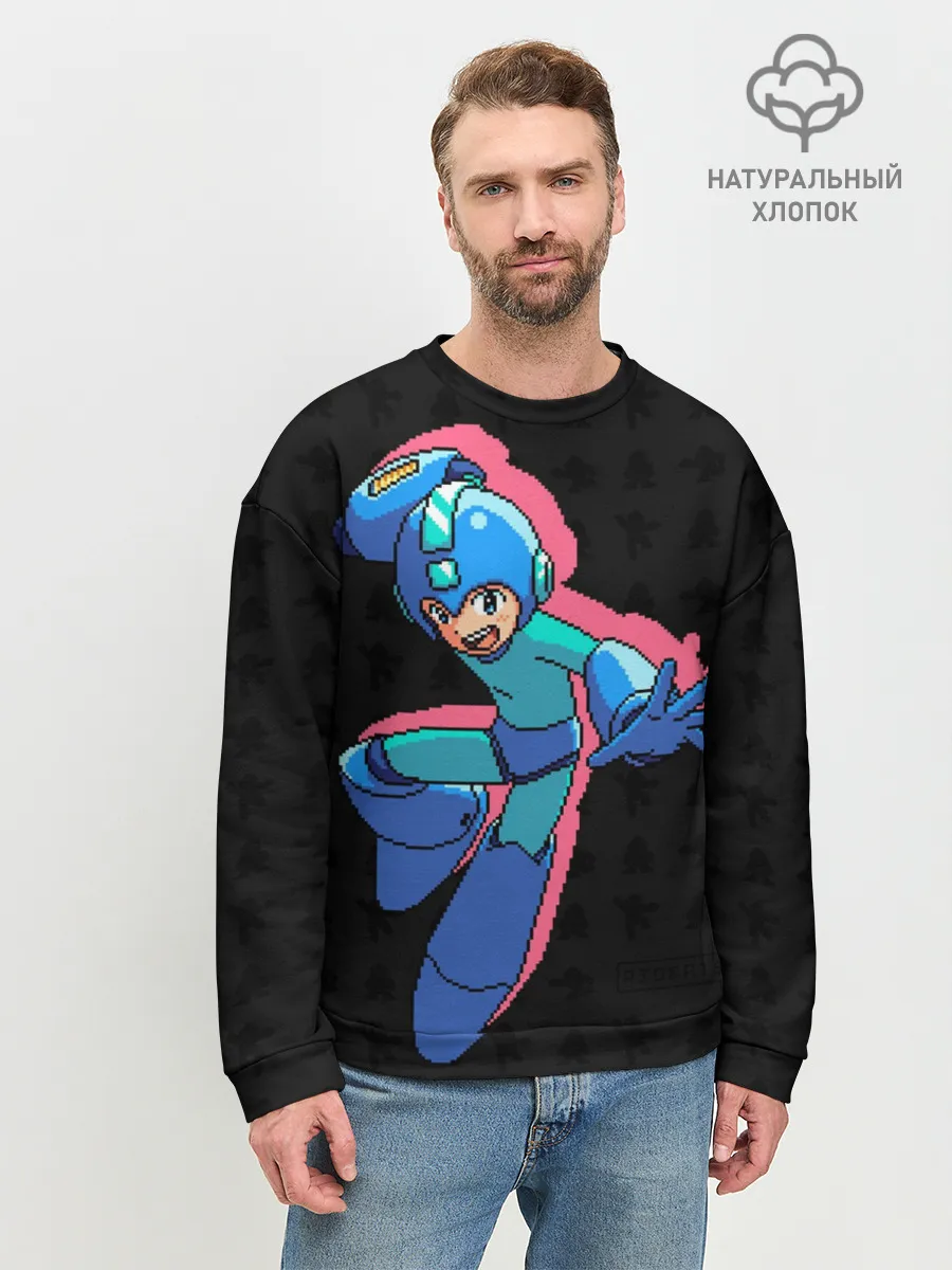 Мужской свитшот базовый / Mega Man