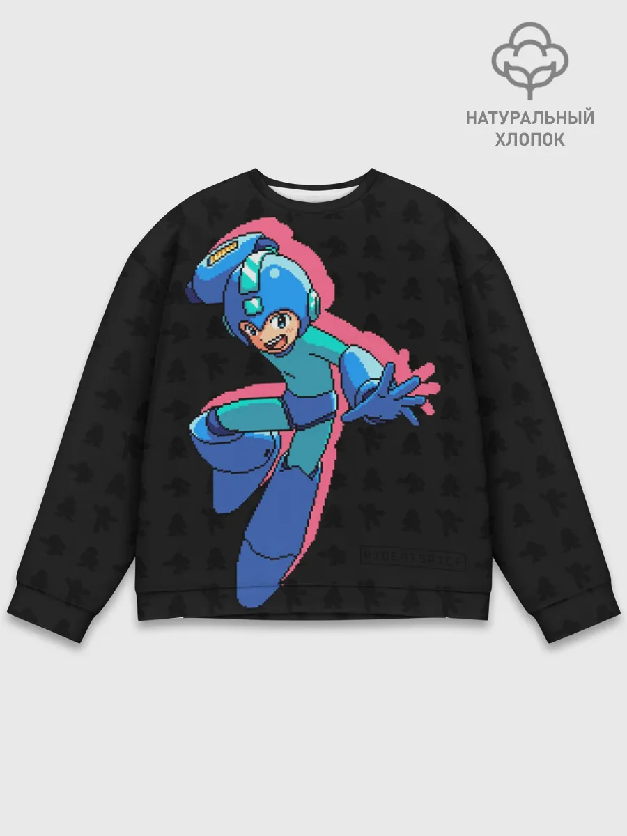 Мужской свитшот базовый / Mega Man