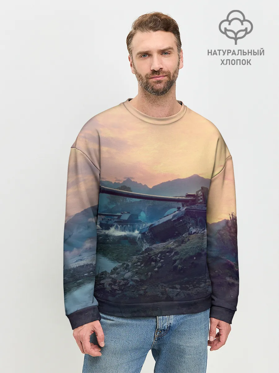 Мужской свитшот базовый / Танки