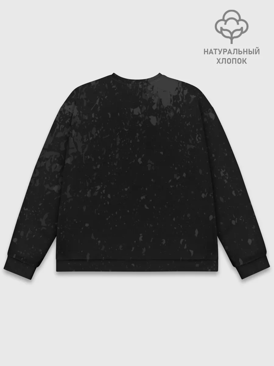 Мужской свитшот базовый / Goblin Slayer black background