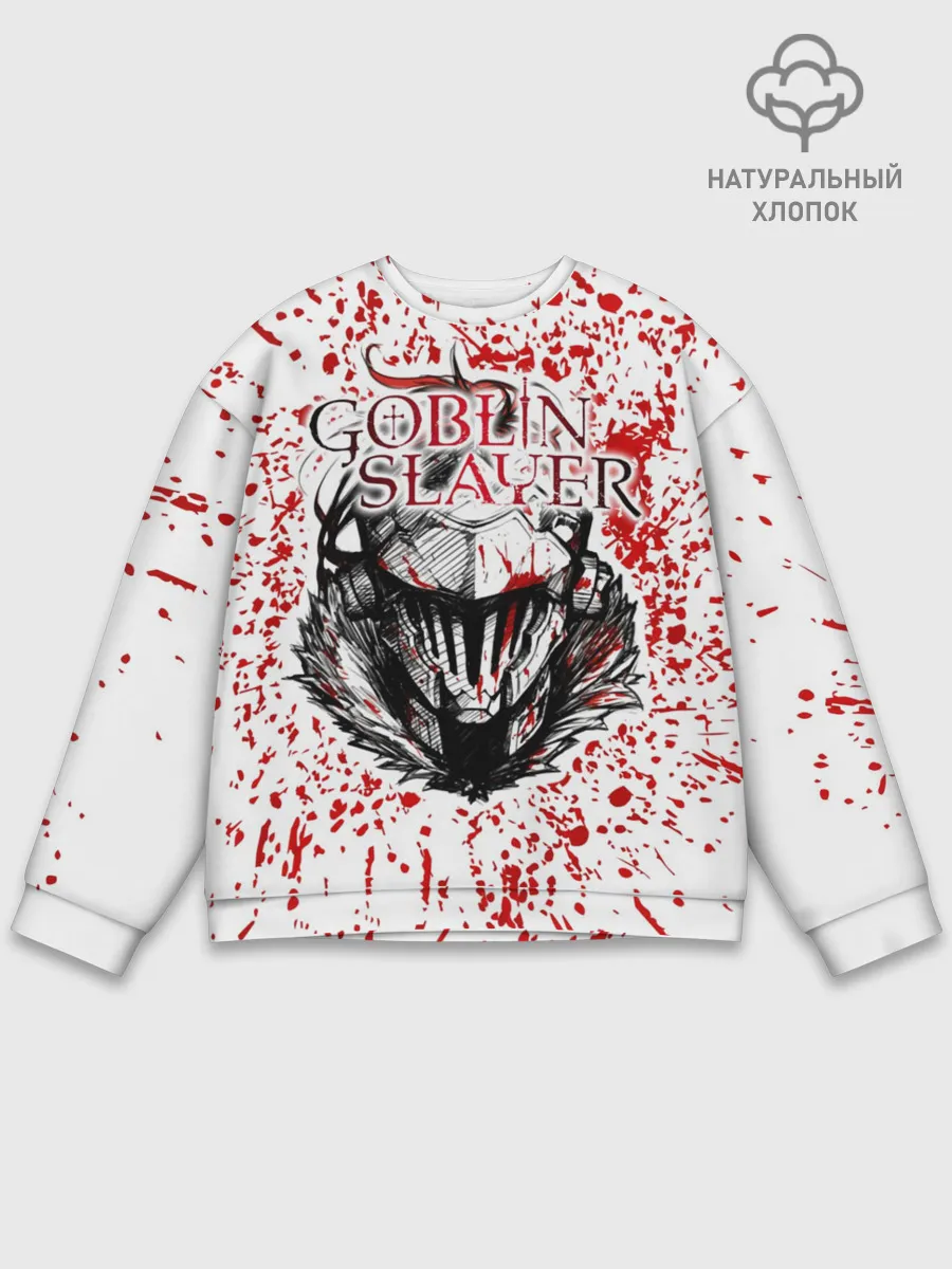 Мужской свитшот базовый / Goblin Slayer blood spots
