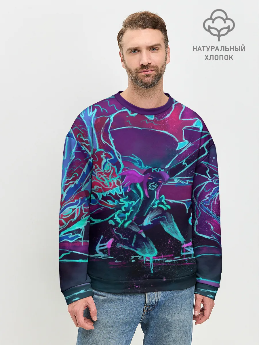 Мужской свитшот базовый / lol kda akali