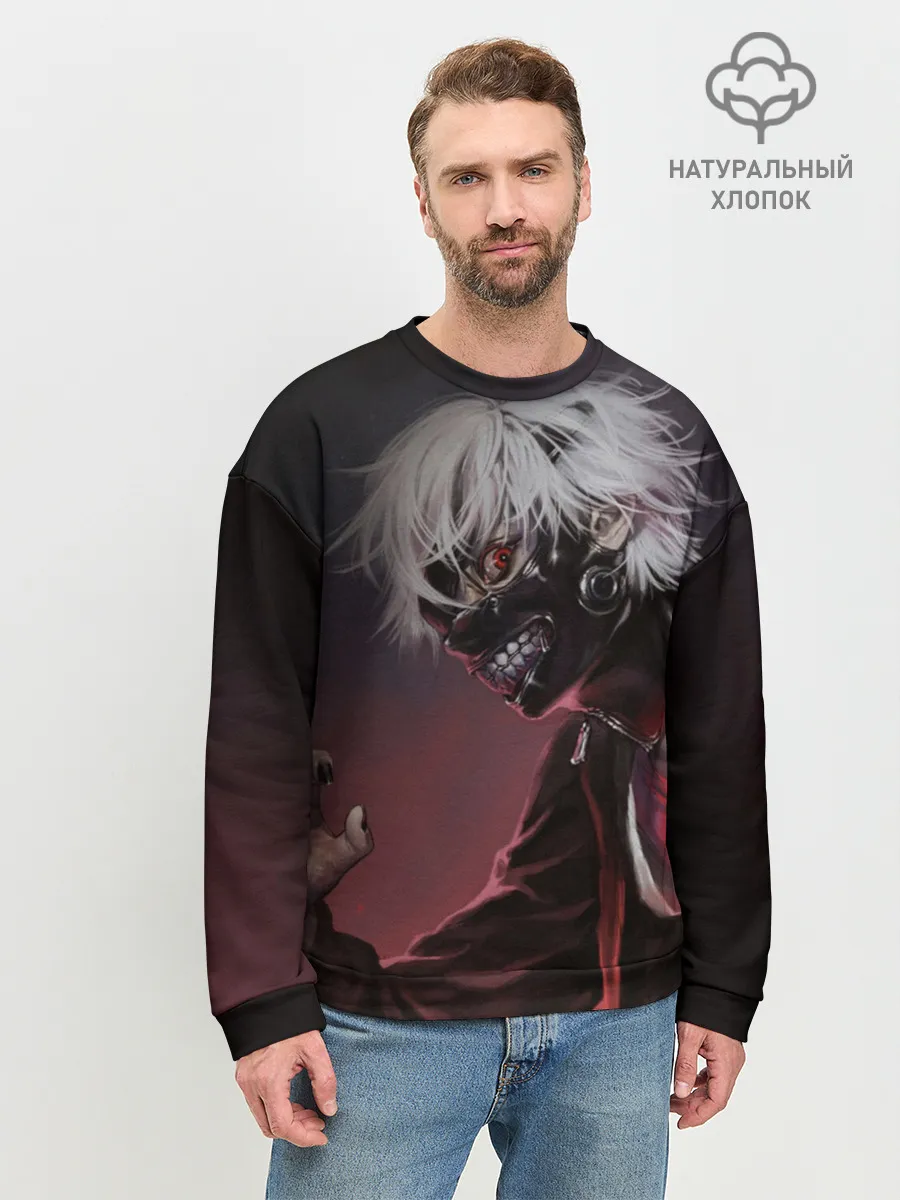 Мужской свитшот базовый / Токийский гуль