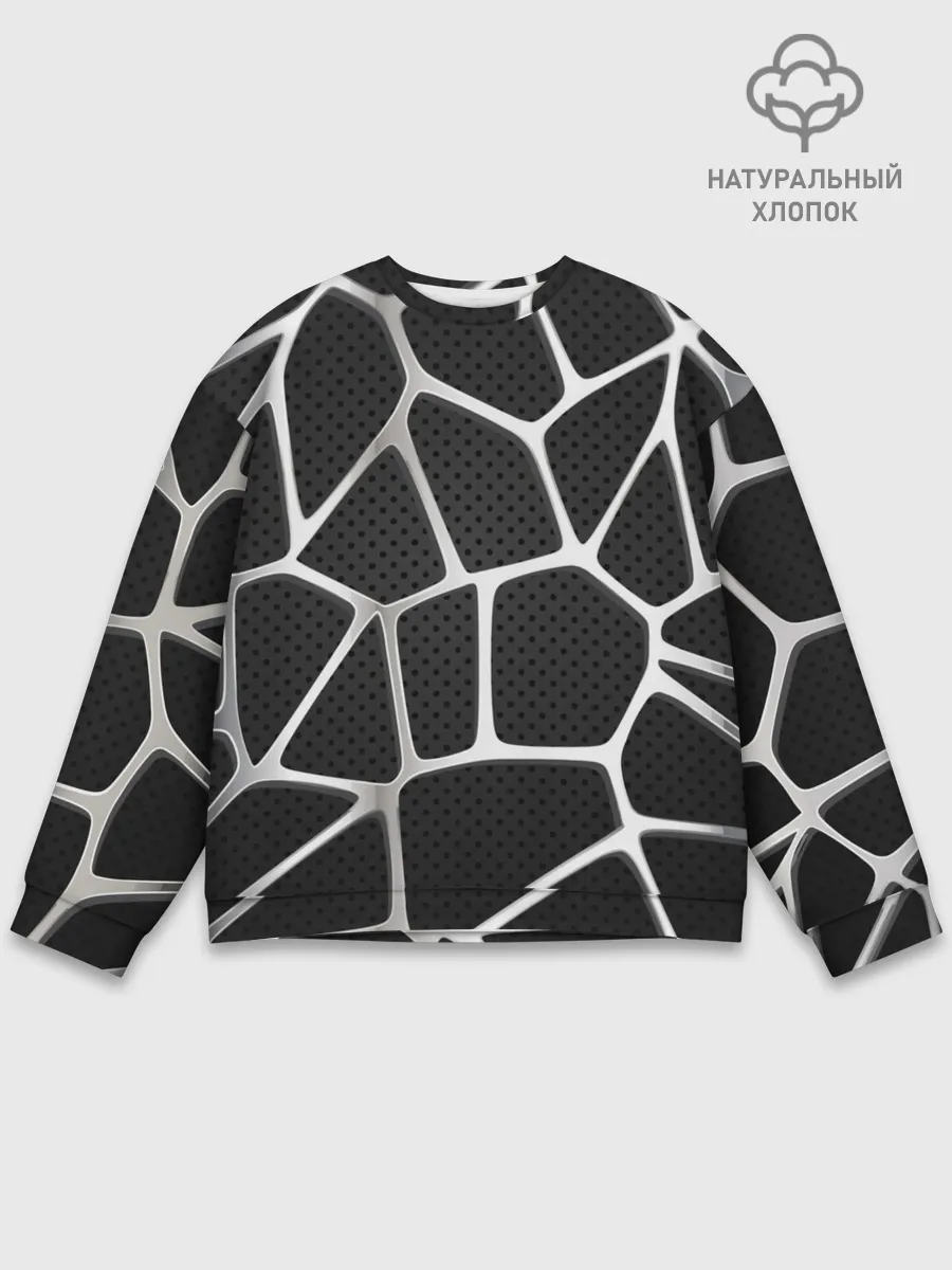 Мужской свитшот базовый / Серебряная паутина