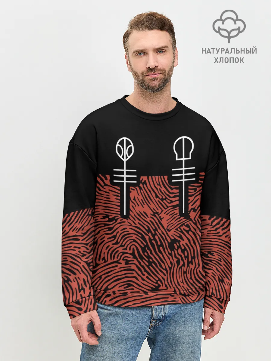 Мужской свитшот базовый / Twenty One Pilots - Blurryface