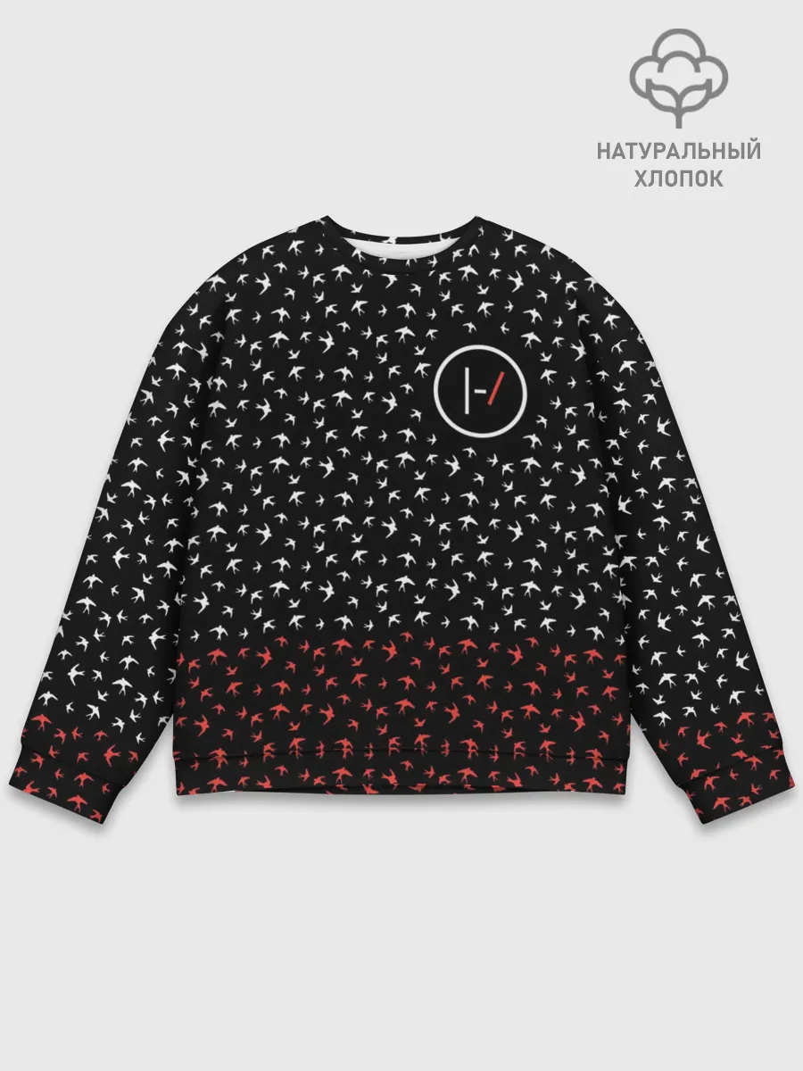 Мужской свитшот базовый / Twenty One Pilots - Blurryface