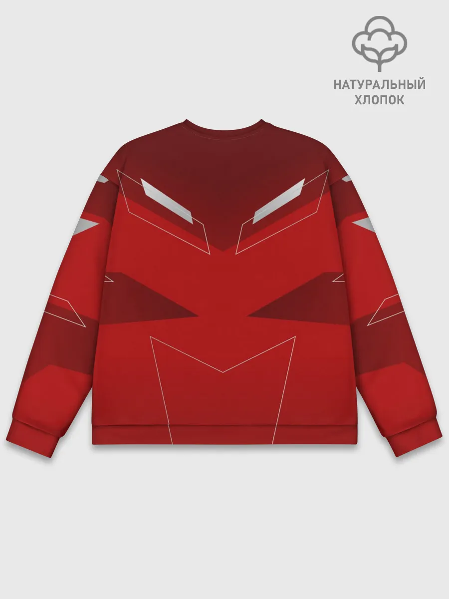 Мужской свитшот базовый / Red machine
