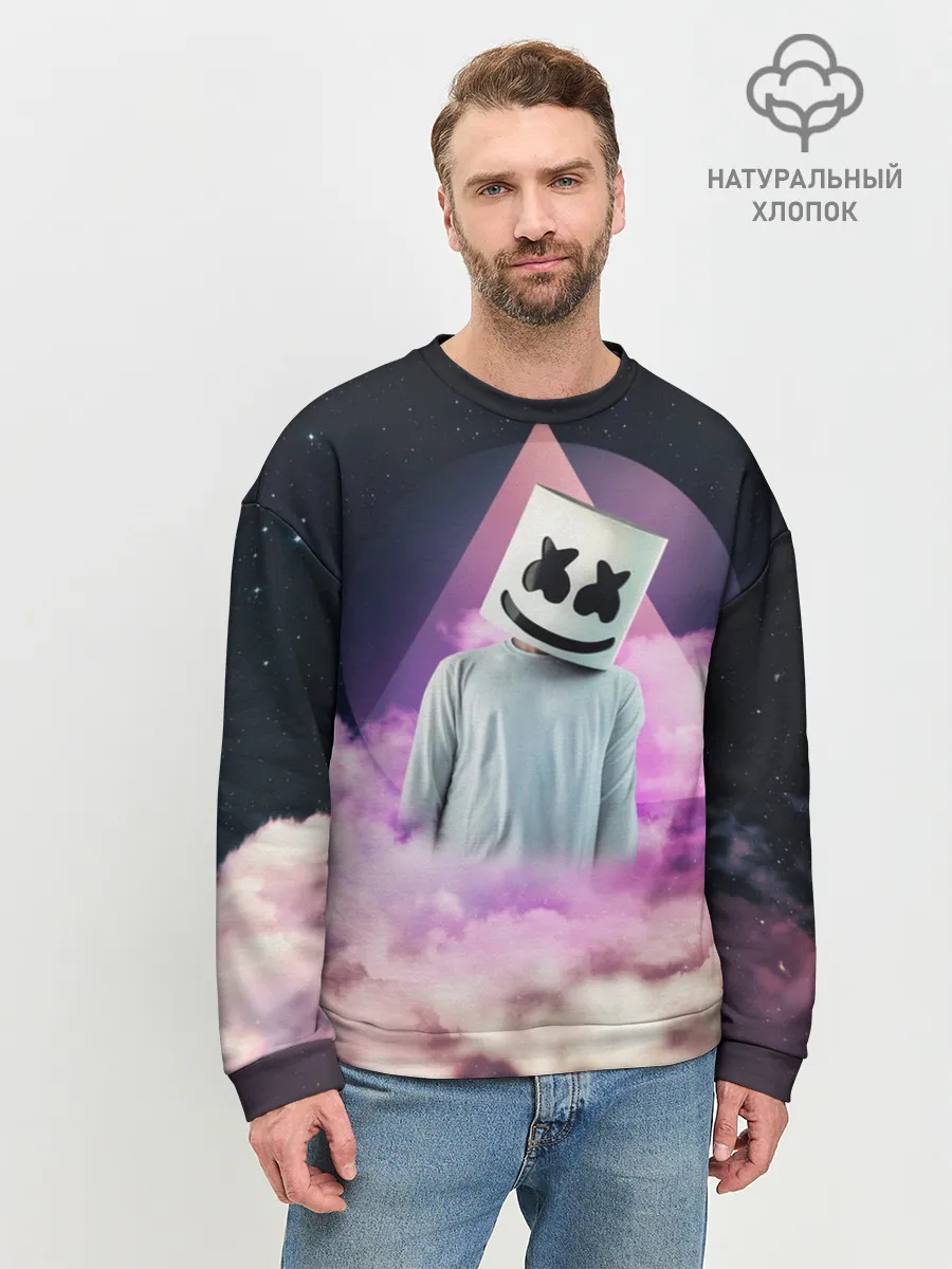 Мужской свитшот базовый / Marshmallow