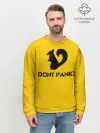 Мужской свитшот базовый / Dont Panic.