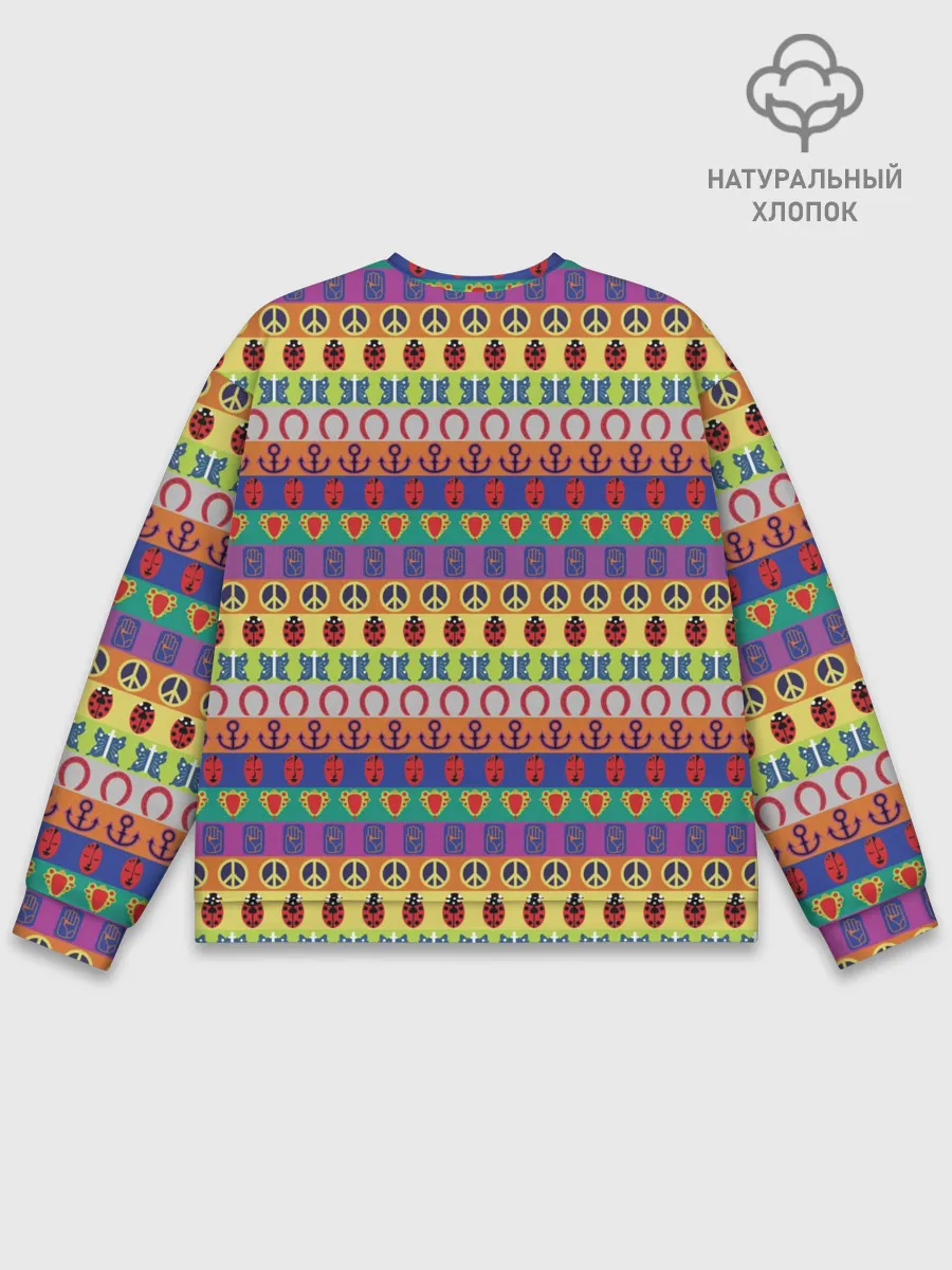 Мужской свитшот базовый / JoJos Bizarre Adventure Logo