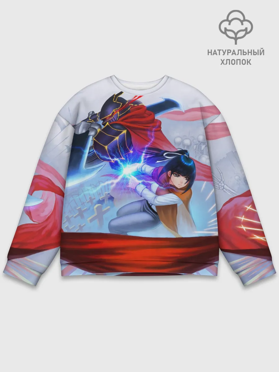 Мужской свитшот базовый / Narberal и Ainz Ooal Gown