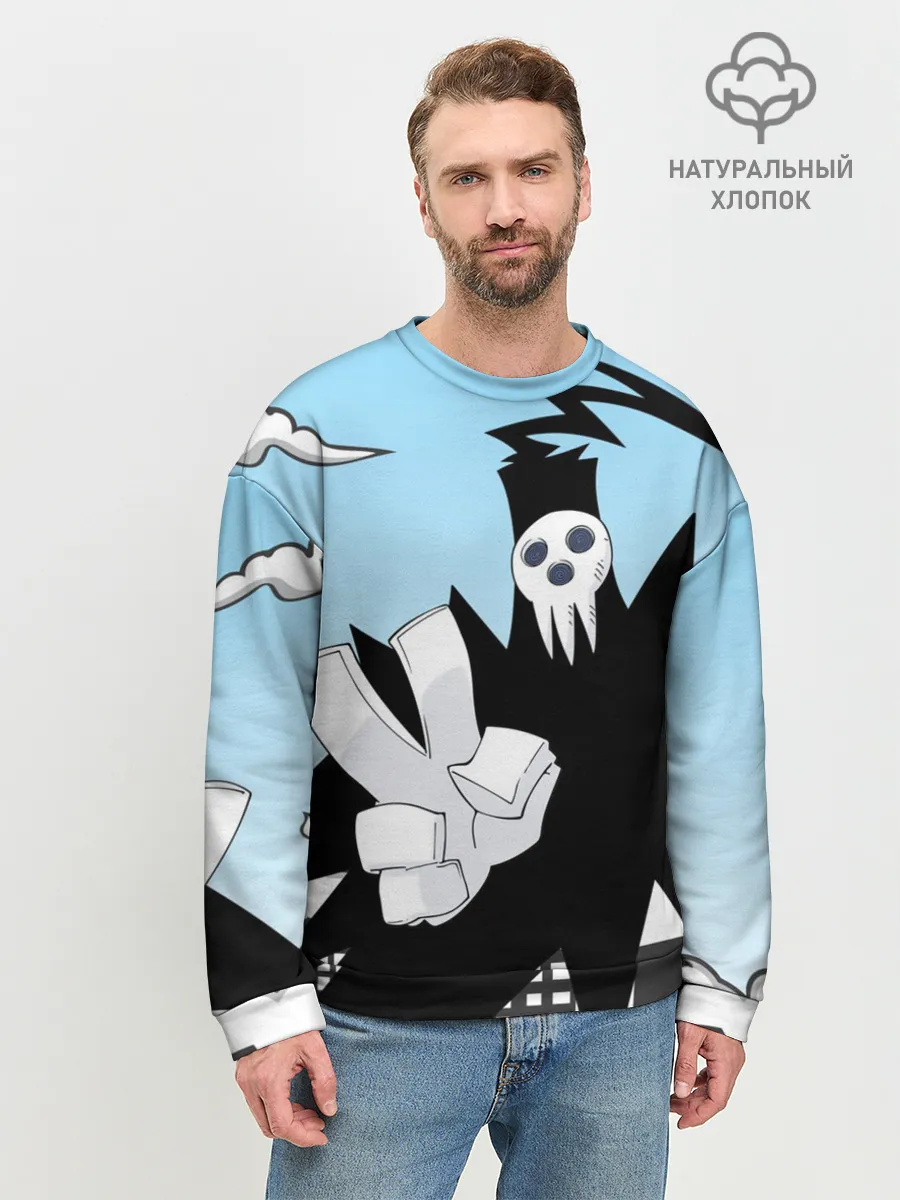 Мужской свитшот базовый / Soul Eater - Shinigami