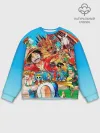 Мужской свитшот базовый / куча мала One Piece