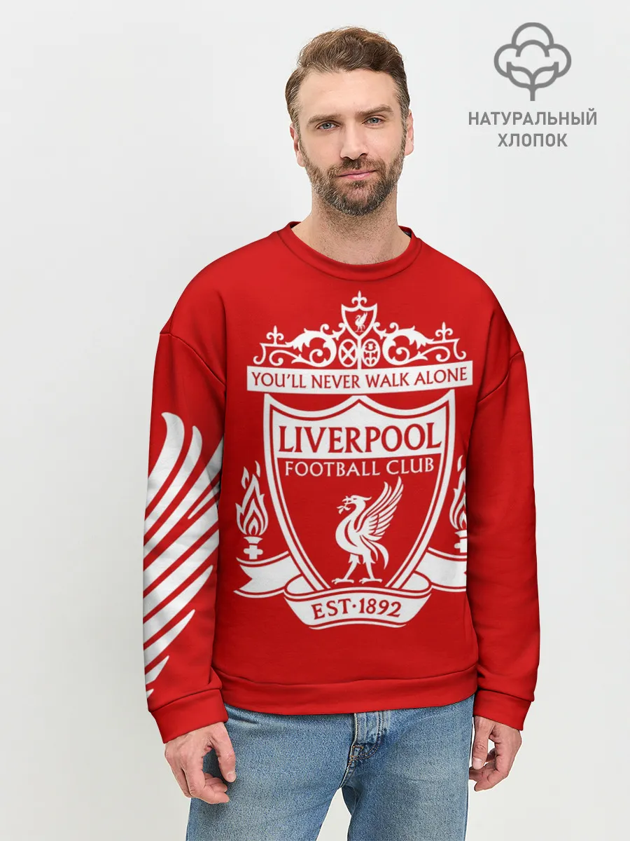 Мужской свитшот базовый / Ливерпуль