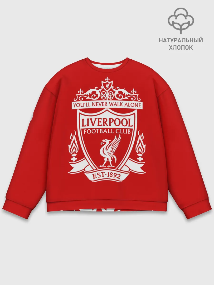 Мужской свитшот базовый / Ливерпуль