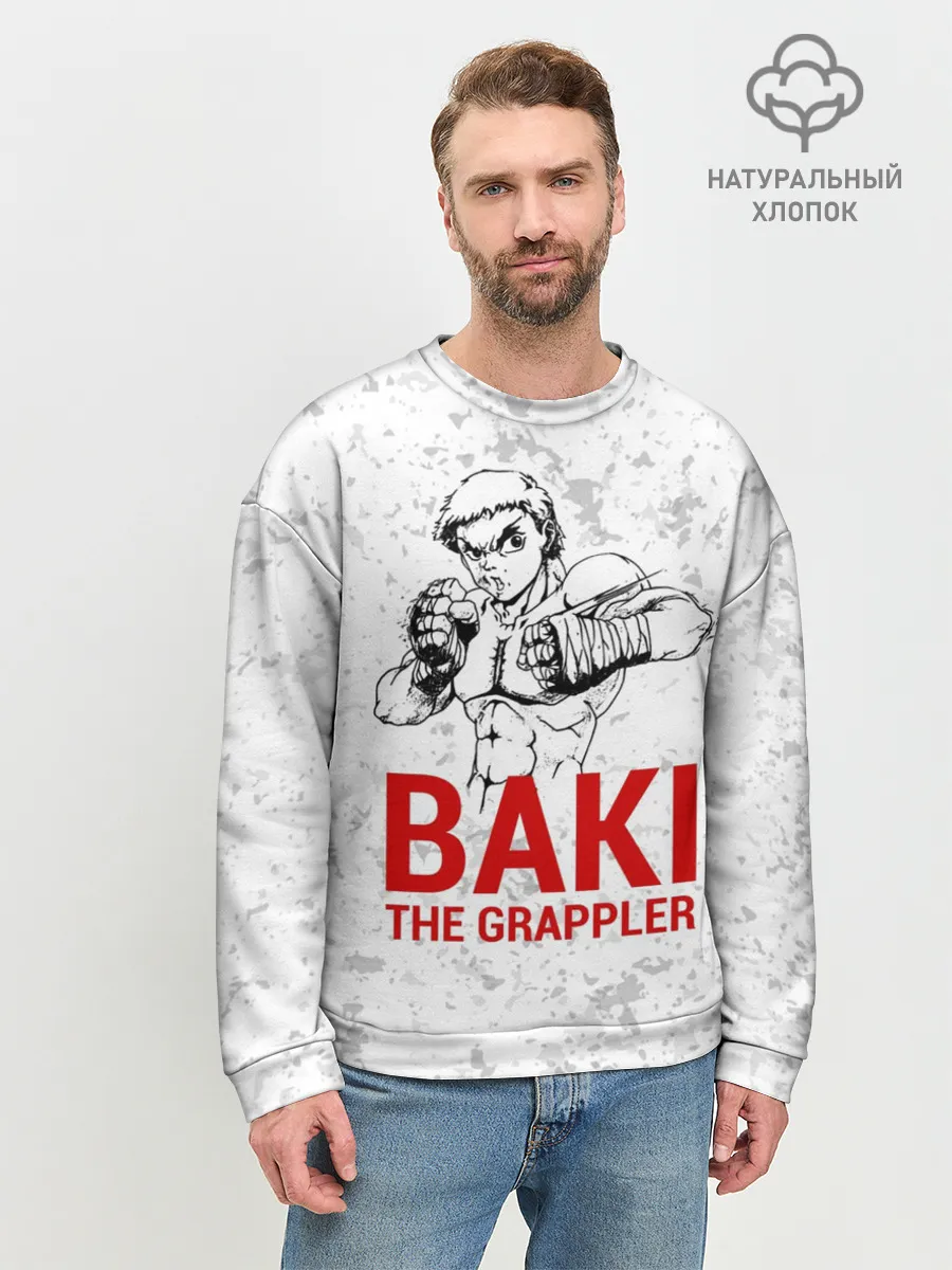 Мужской свитшот базовый / Baki the Grappler