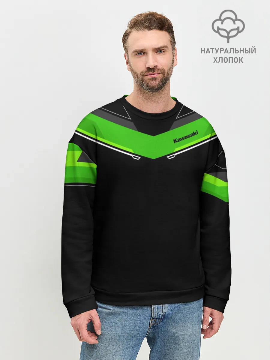 Мужской свитшот базовый / Kawasaki club