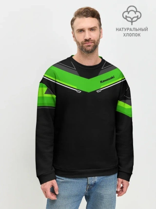 Мужской свитшот базовый / Kawasaki club