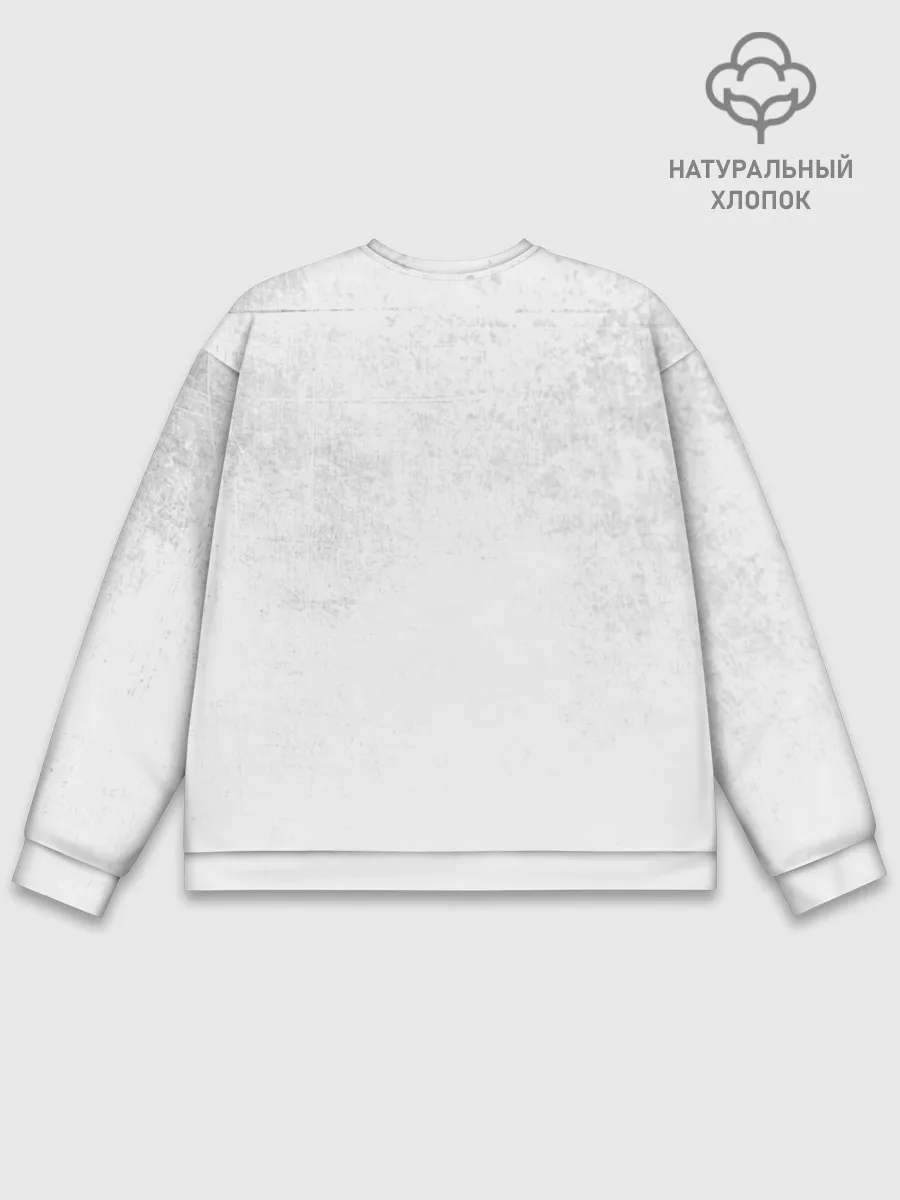 Мужской свитшот базовый / Иероглиф БЕЗДОМНЫЙ БОГ