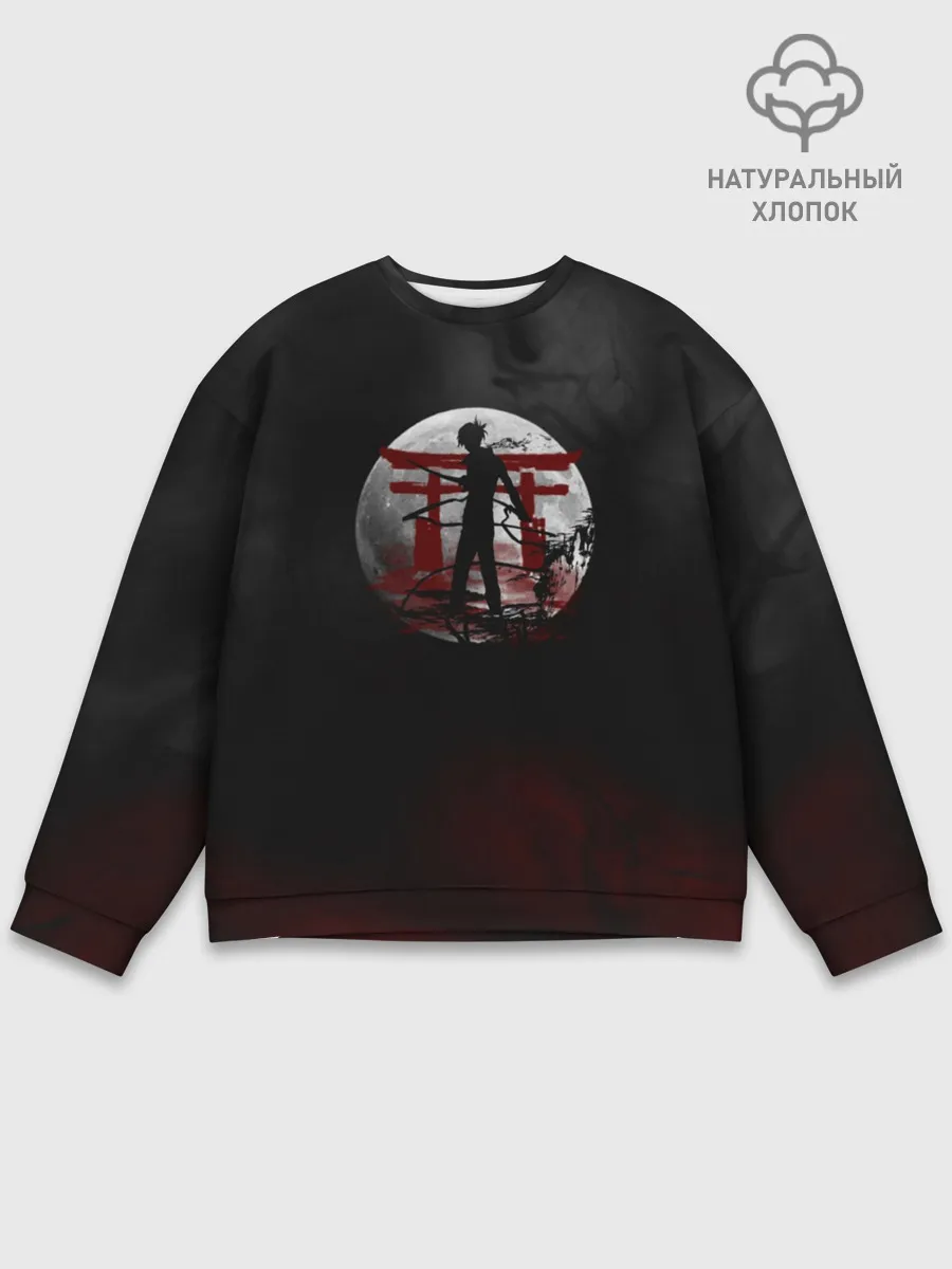 Мужской свитшот базовый / БЕЗДОМНЫЙ БОГ. Темная тема