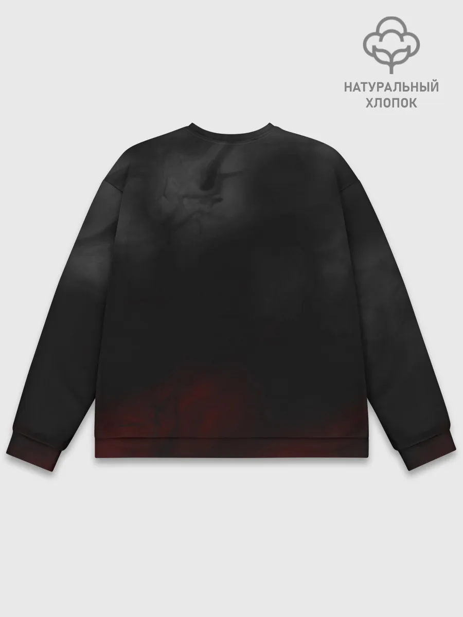 Мужской свитшот базовый / БЕЗДОМНЫЙ БОГ. Темная тема