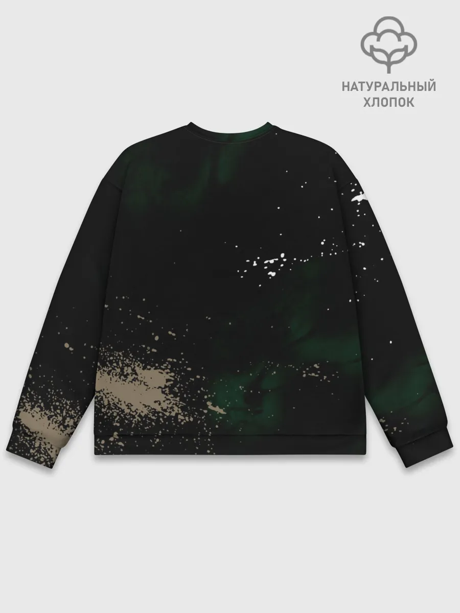 Мужской свитшот базовый / Глаза Ябоку. БЕЗДОМНЫЙ БОГ