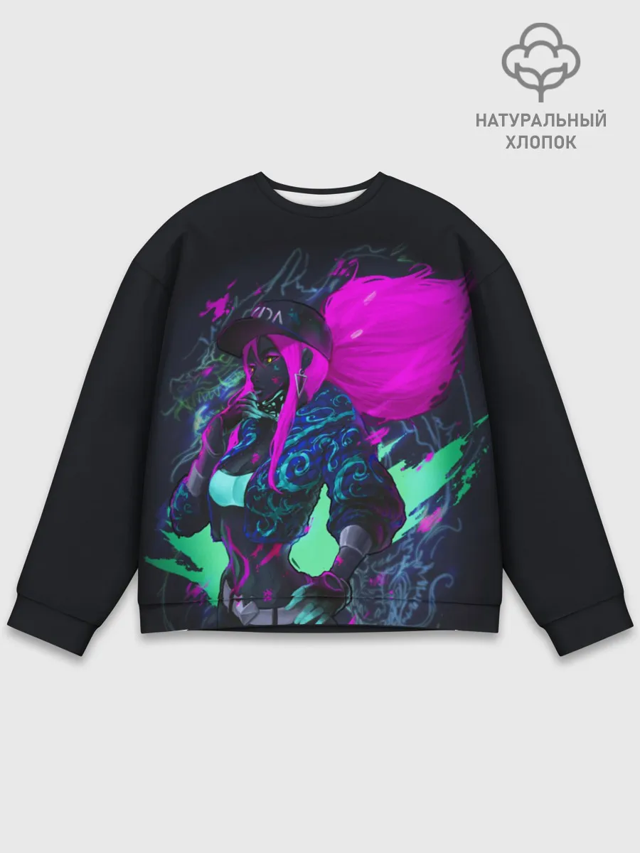 Мужской свитшот базовый / KDA. Akali