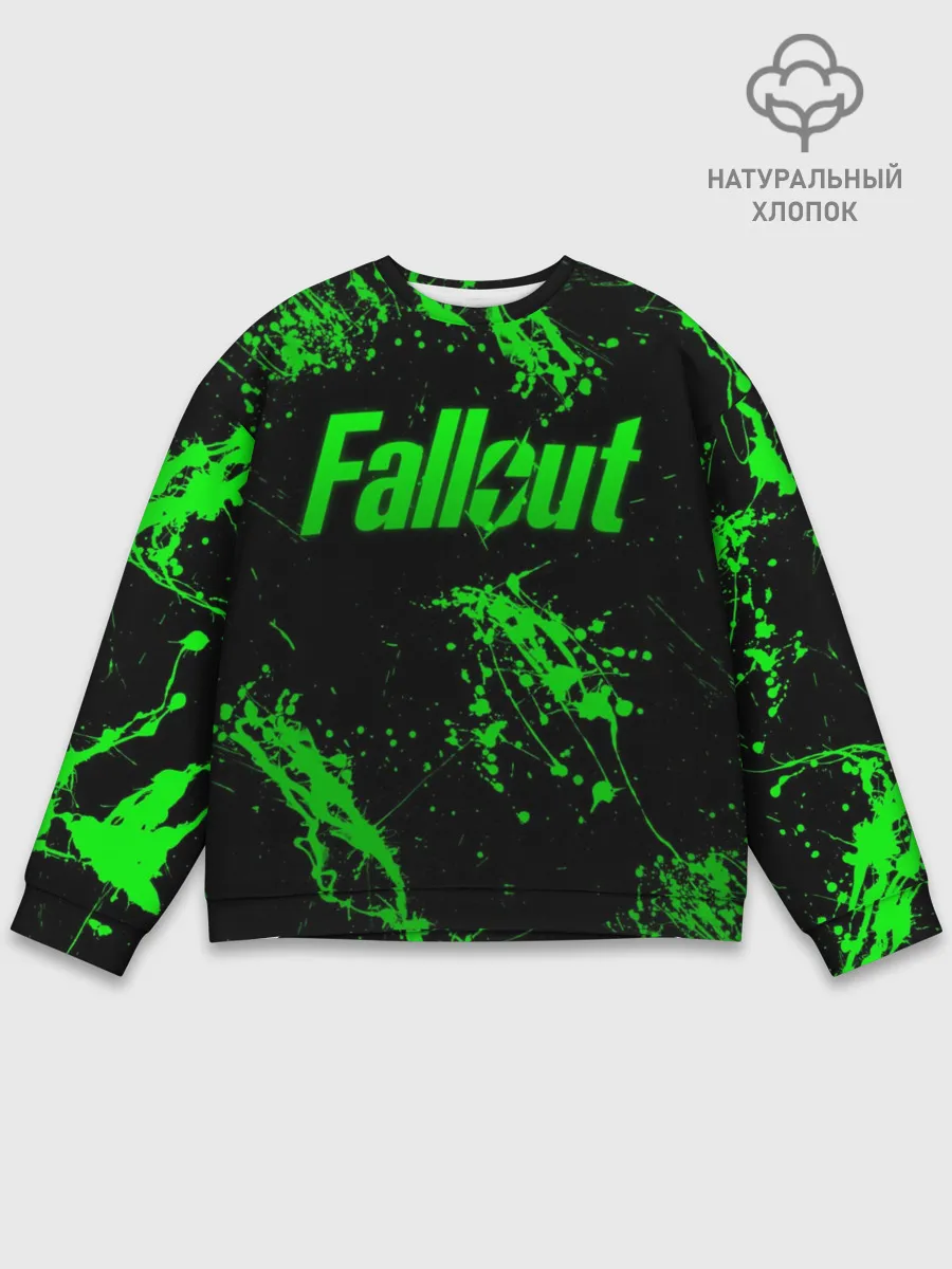 Мужской свитшот базовый / Токсический Fallout 2