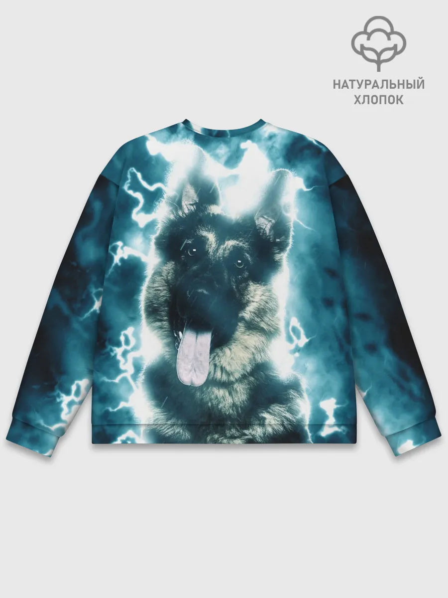 Мужской свитшот базовый / Немецкая овчарка