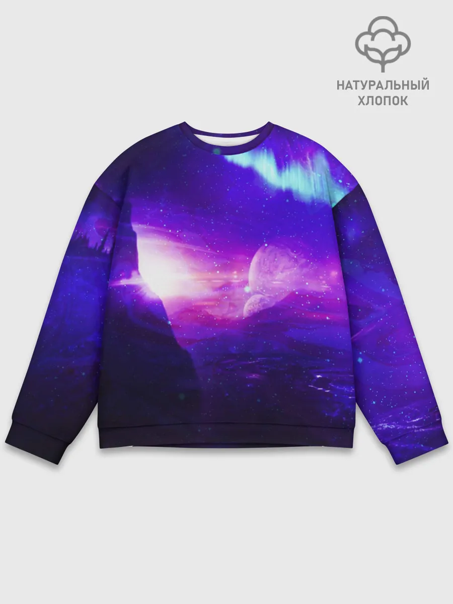 Мужской свитшот базовый / Космическое сияние