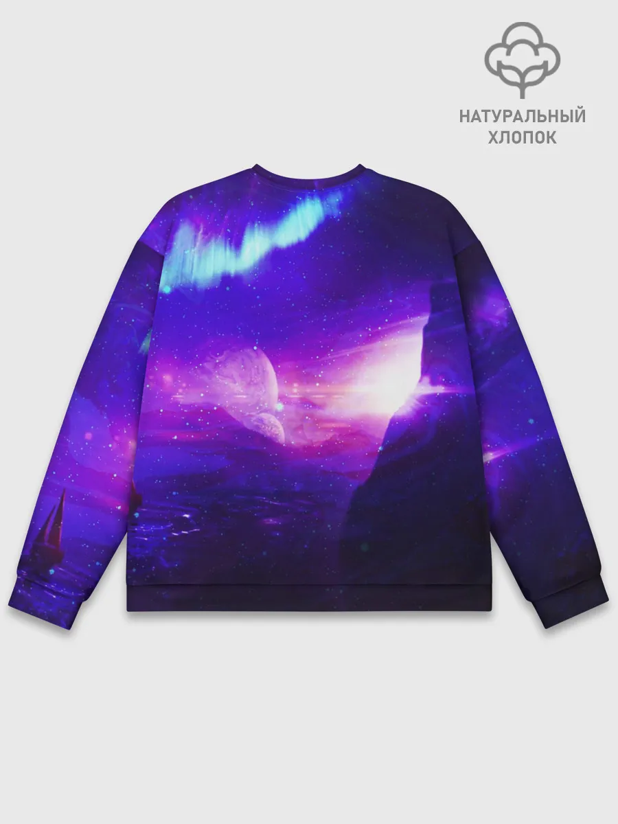 Мужской свитшот базовый / Космическое сияние