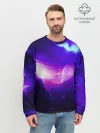 Мужской свитшот базовый / Космическое сияние