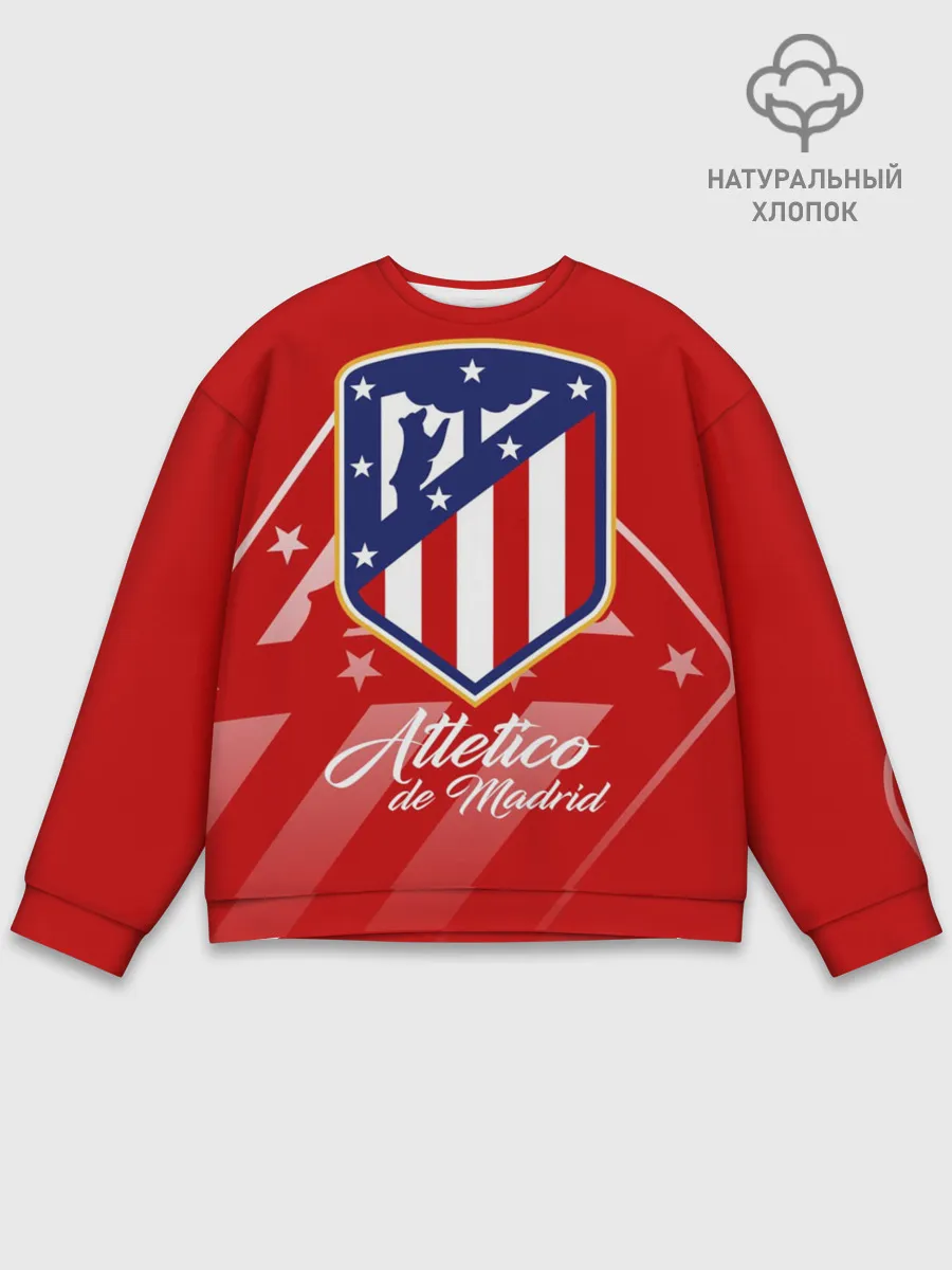 Мужской свитшот базовый / Атлетико Мадрид