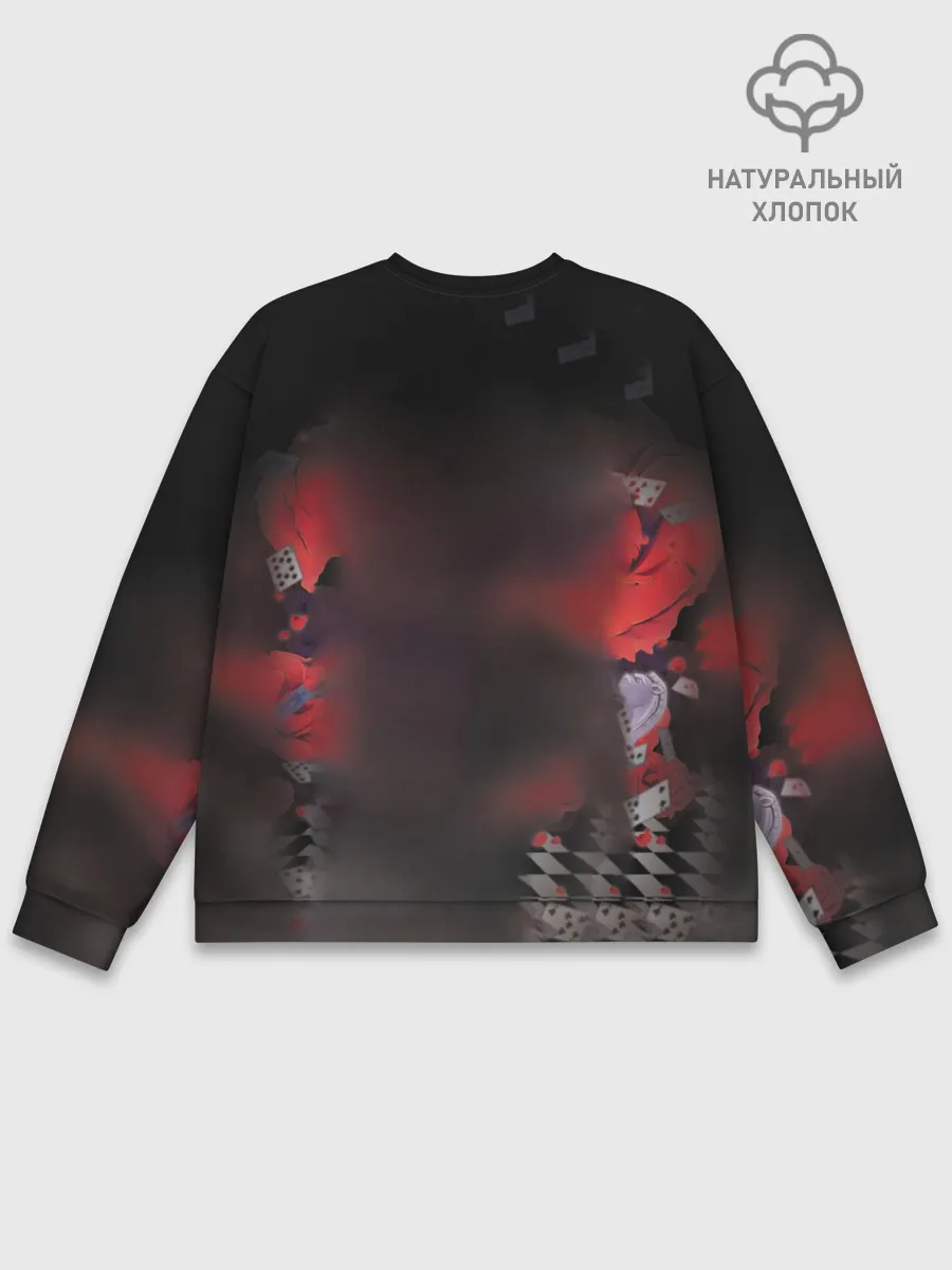 Мужской свитшот базовый / Kakegurui шахматная доска