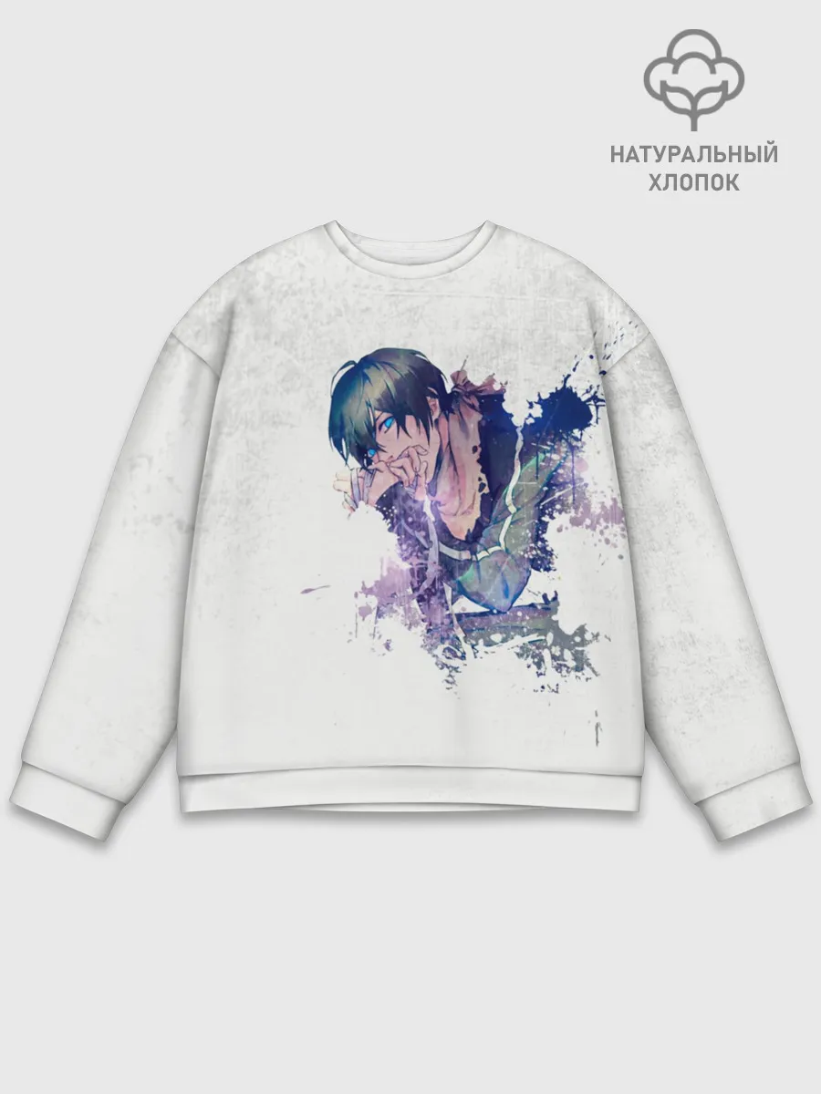 Мужской свитшот базовый / Романтичный Ято. БЕЗДОМНЫЙ БОГ