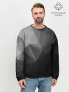 Мужской свитшот базовый / Poly Abstract