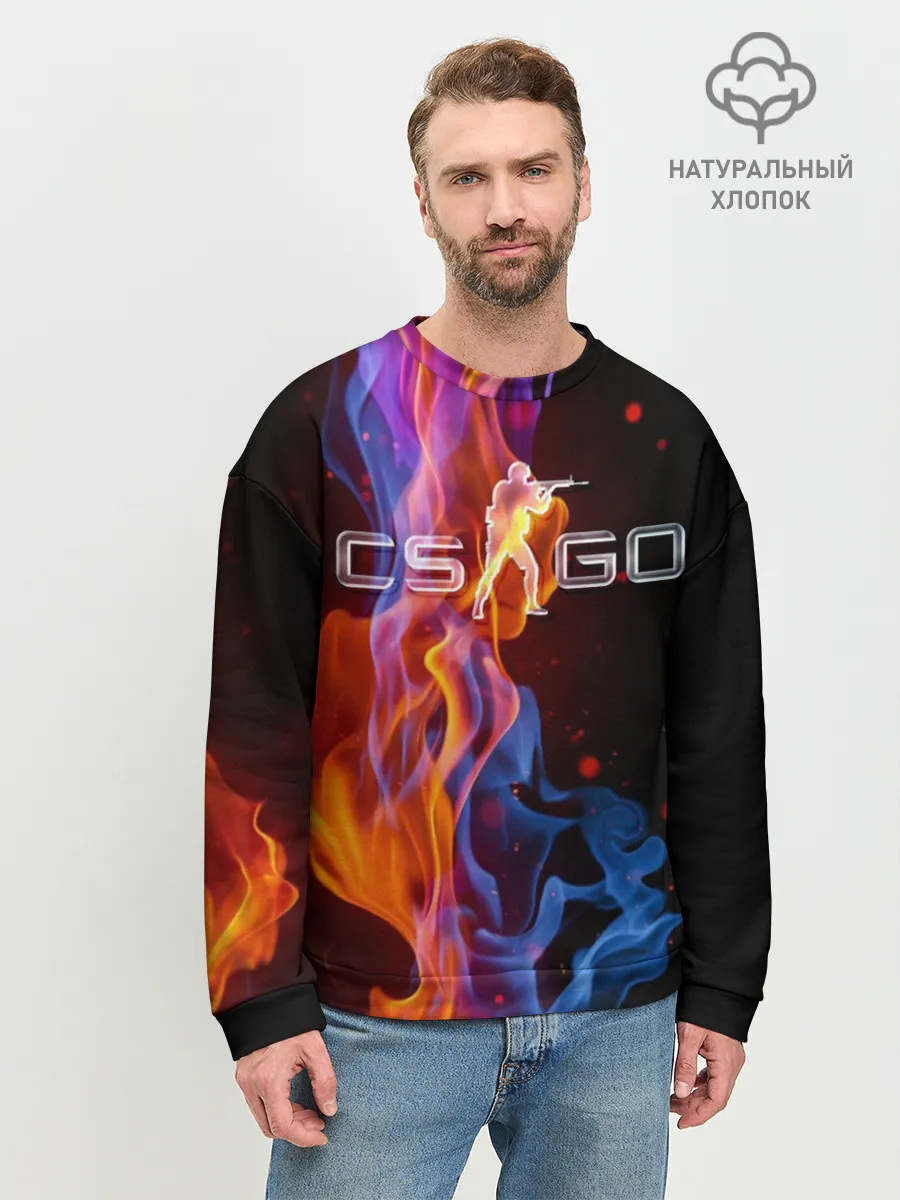 Мужской свитшот базовый / Counter Strike