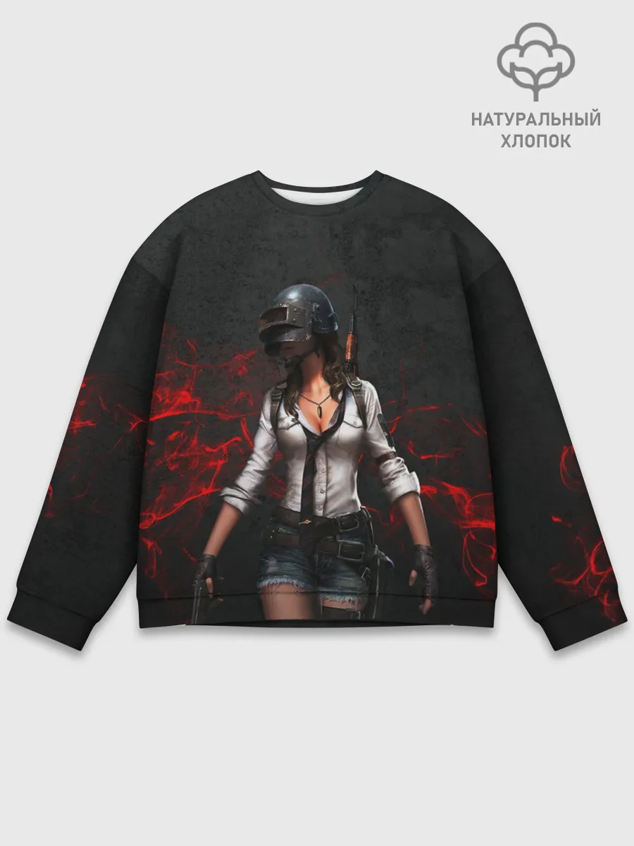 Мужской свитшот базовый / PUBG Girl