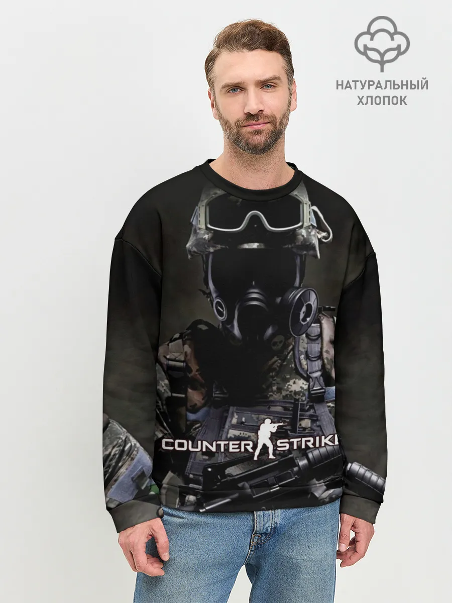 Мужской свитшот базовый / Counter Strike