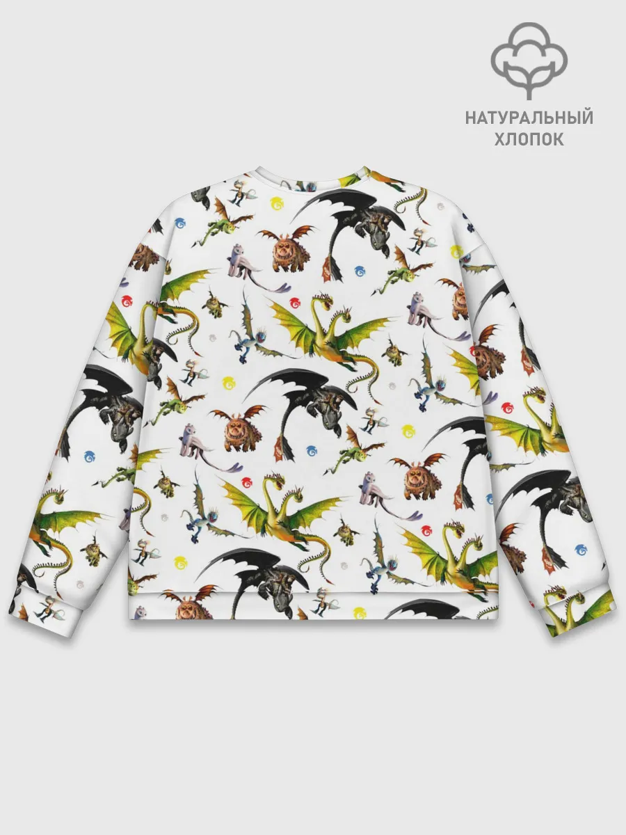 Мужской свитшот базовый / Как приручить дракона