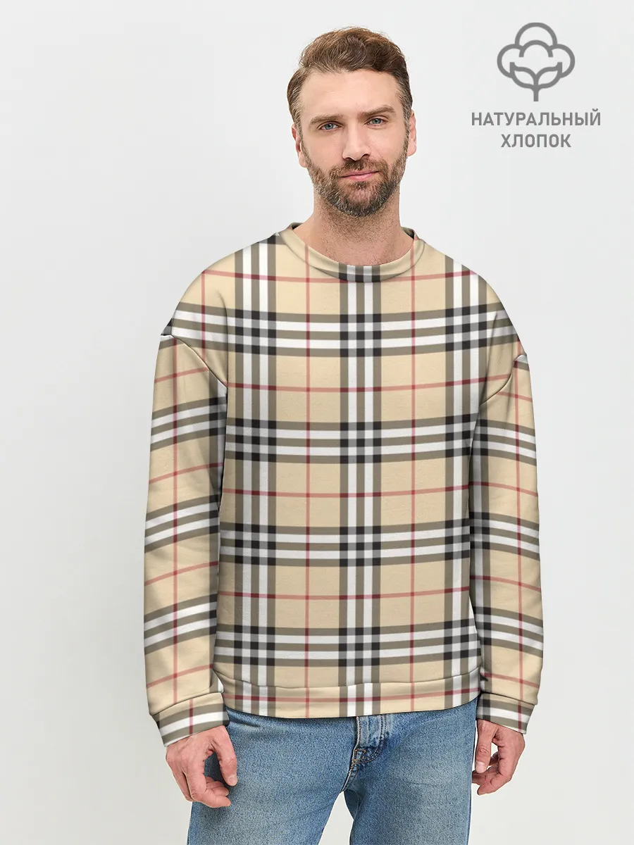 Мужской свитшот базовый / Nova check