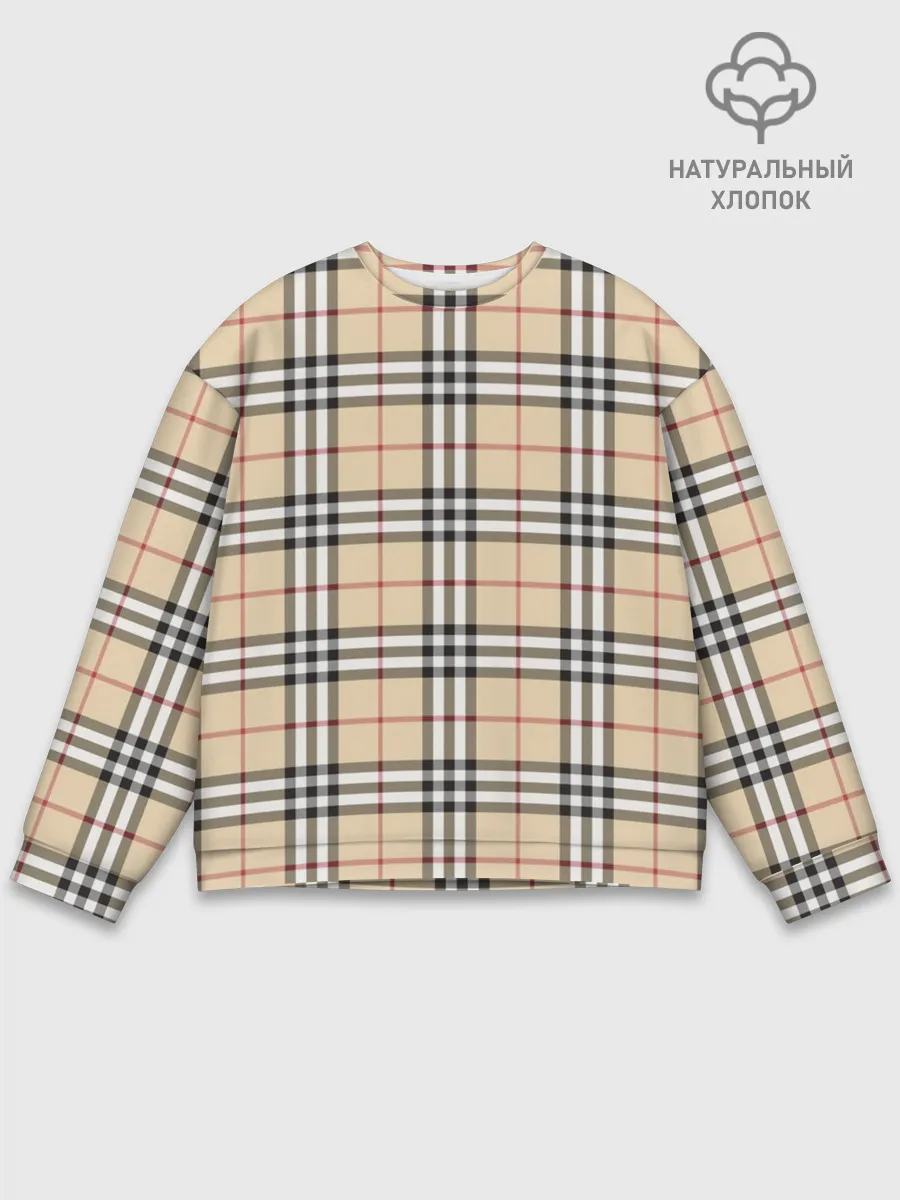 Мужской свитшот базовый / Nova check