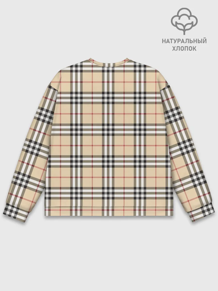 Мужской свитшот базовый / Nova check