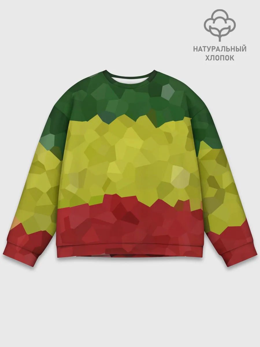 Мужской свитшот базовый / Эфиопия