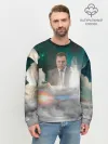 Мужской свитшот базовый / Elon Musk Thinker