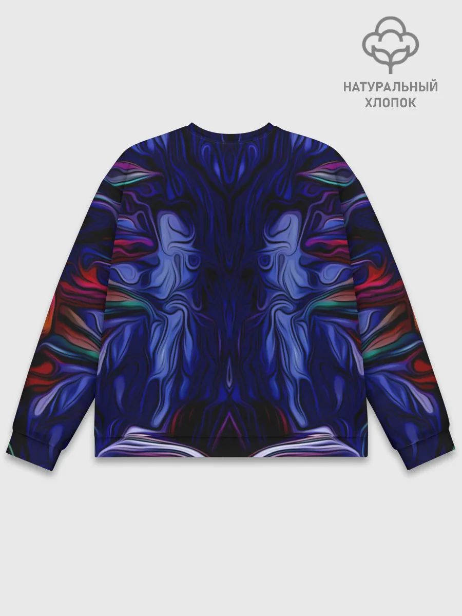 Мужской свитшот базовый / CS GO WAVES SKIN