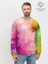 Мужской свитшот базовый / Радужный дым
