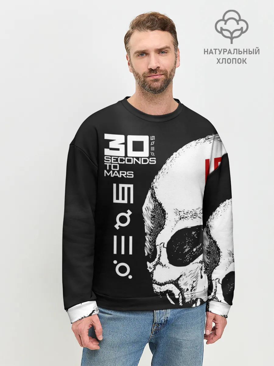 Мужской свитшот базовый / 30 Seconds to Mars