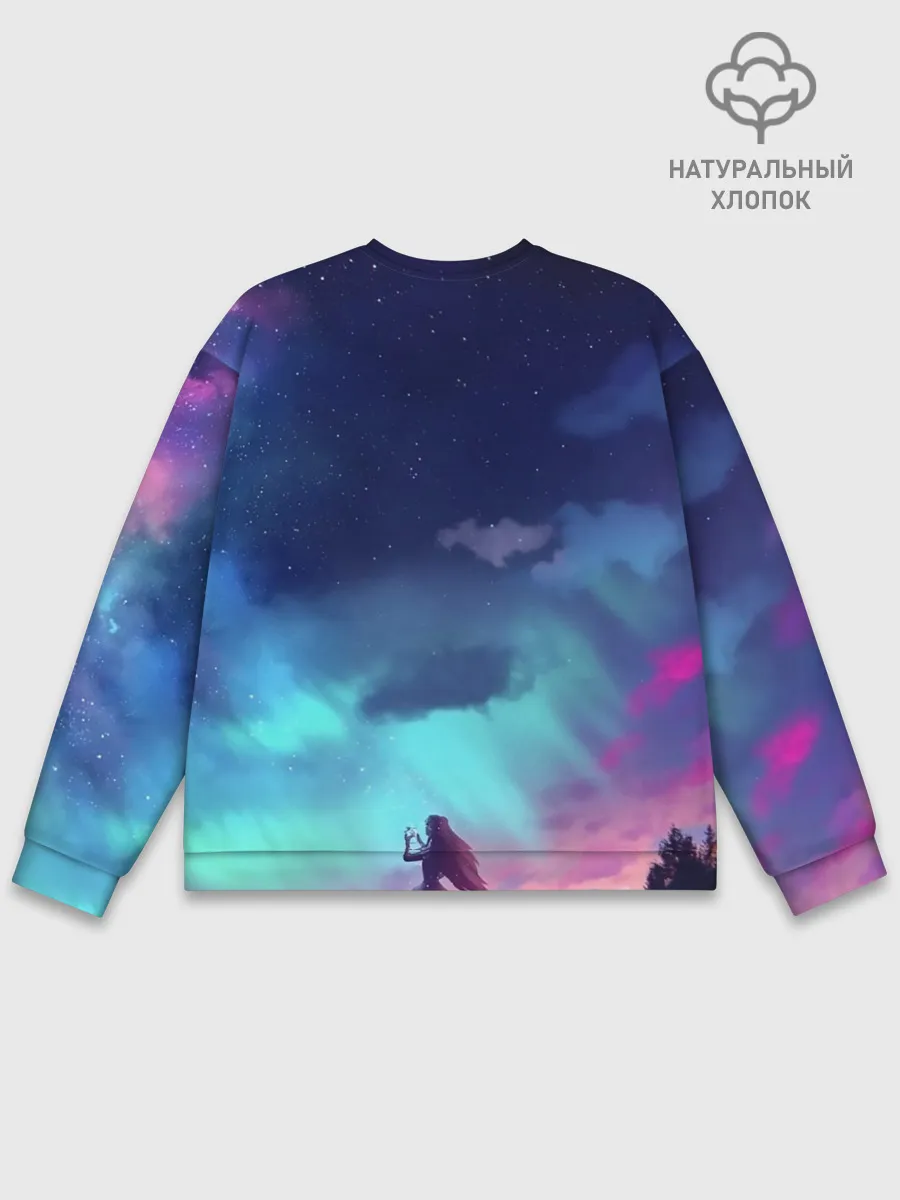 Мужской свитшот базовый / Фейри Тейл рассвет