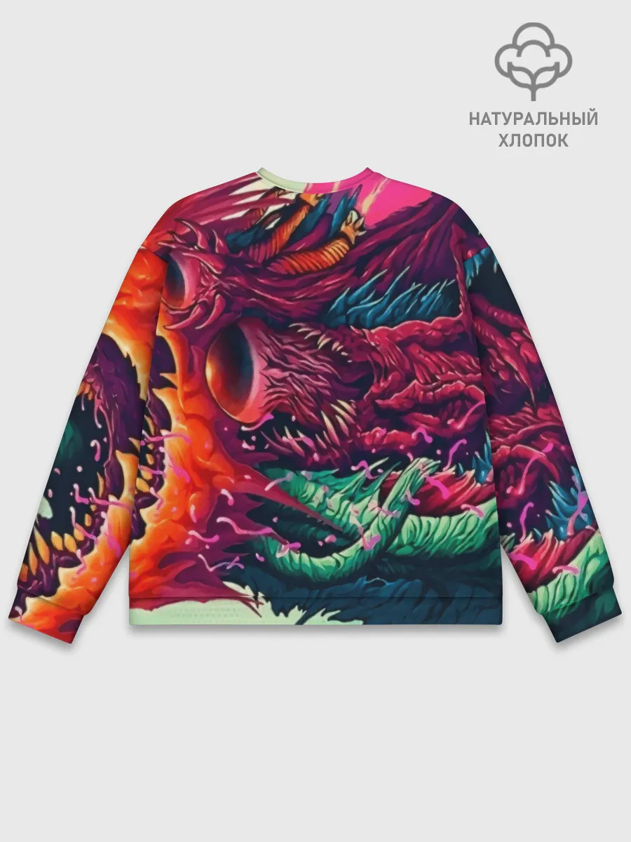 Мужской свитшот базовый / CS GO hyper beast skin